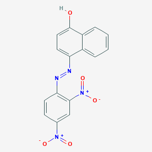 molecular formula C16H10N4O5 B5192980 4-(2,4-DINITROPHENYLAZO)-1-NAPHTHOL CAS No. 3468-62-0