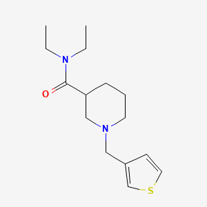 molecular formula C15H24N2OS B5193201 N,N-diethyl-1-(3-thienylmethyl)-3-piperidinecarboxamide 