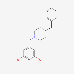 molecular formula C21H27NO2 B5193275 4-benzyl-1-(3,5-dimethoxybenzyl)piperidine 
