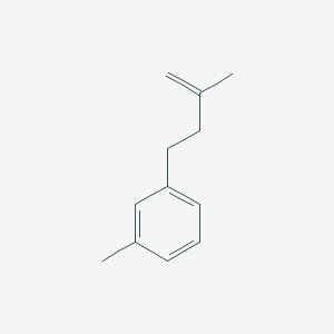 molecular formula C12H16 B051935 2-甲基-4-(3-甲基苯基)-1-丁烯 CAS No. 113947-88-9