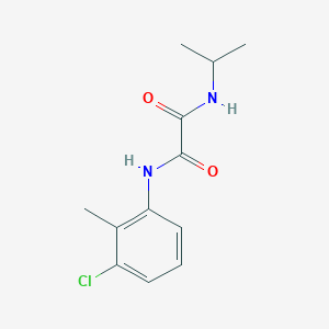 molecular formula C12H15ClN2O2 B5193605 N-(3-chloro-2-methylphenyl)-N'-(propan-2-yl)ethanediamide 