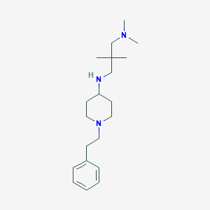 molecular formula C20H35N3 B5194133 N,N,2,2-tetramethyl-N'-[1-(2-phenylethyl)piperidin-4-yl]propane-1,3-diamine 