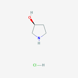 molecular formula C4H10ClNO B051947 (S)-3-Hydroxypyrrolidine hydrochloride CAS No. 122536-94-1