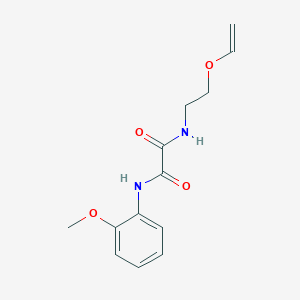 molecular formula C13H16N2O4 B5194782 N-(2-ethenoxyethyl)-N'-(2-methoxyphenyl)oxamide 