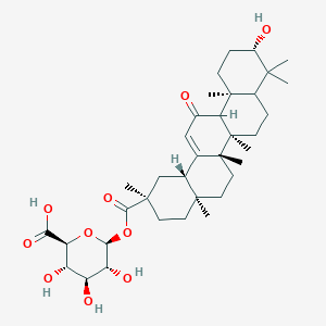 molecular formula C36H54O10 B051949 Glycyrrhetyl 30-monoglucuronide CAS No. 111510-20-4