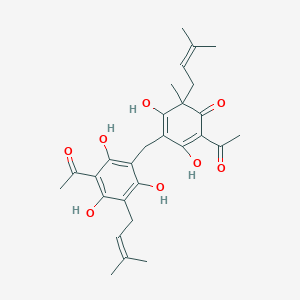 molecular formula C28H34O8 B051950 Drummondin F CAS No. 122127-73-5