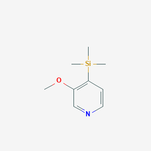 molecular formula C9H15NOSi B051956 3-Methoxy-4-trimethylsilylpyridine CAS No. 118005-98-4