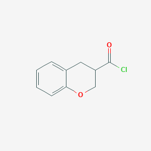 molecular formula C10H9ClO2 B051958 Chroman-3-carbonyl chloride CAS No. 115822-58-7
