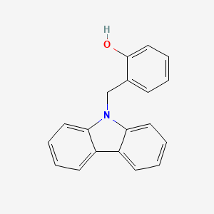 molecular formula C19H15NO B5196208 Phenol, (9H-carbazol-9-ylmethyl)- CAS No. 91019-62-4