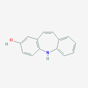 molecular formula C14H11NO B051969 5H-dibenzo[b,f]azepin-2-ol CAS No. 81861-18-9