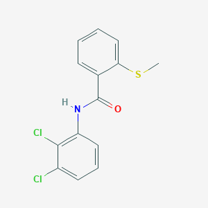 molecular formula C14H11Cl2NOS B5197509 N-(2,3-dichlorophenyl)-2-(methylsulfanyl)benzamide 