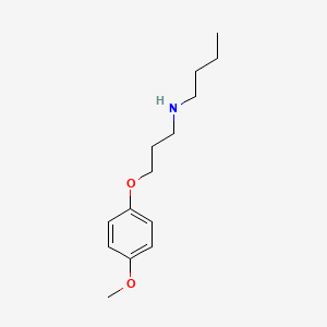 molecular formula C14H23NO2 B5197538 N-[3-(4-methoxyphenoxy)propyl]butan-1-amine 