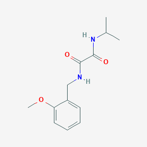 molecular formula C13H18N2O3 B5197644 N'-[(2-METHOXYPHENYL)METHYL]-N-(PROPAN-2-YL)ETHANEDIAMIDE 