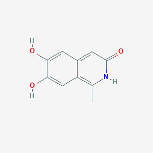 molecular formula C10H9NO3 B051977 1-Methylisoquinoline-3,6,7-triol CAS No. 122670-03-5