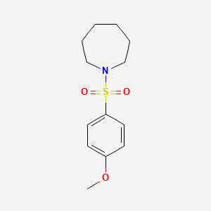 molecular formula C13H19NO3S B5197807 1-(4-Methoxyphenyl)sulfonylazepane CAS No. 6127-94-2