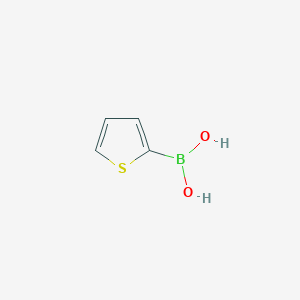 molecular formula C4H5BO2S B051982 Thiophene-2-boronic acid CAS No. 6165-68-0
