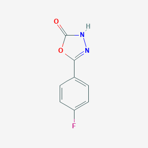 molecular formula C8H5FN2O2 B051983 5-(4-Fluorophenyl)-1,3,4-oxadiazol-2(3H)-one CAS No. 121649-18-1