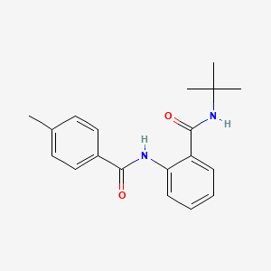 molecular formula C19H22N2O2 B5198337 N-TERT-BUTYL-2-(4-METHYLBENZAMIDO)BENZAMIDE 