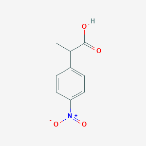 molecular formula C9H9NO4 B051984 2-(4-硝基苯基)丙酸 CAS No. 19910-33-9