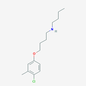 molecular formula C15H24ClNO B5198432 N-butyl-4-(4-chloro-3-methylphenoxy)butan-1-amine 