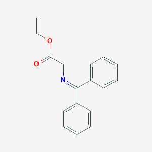 molecular formula C17H17NO2 B051986 N-(Diphenylmethylene)glycine ethyl ester CAS No. 69555-14-2