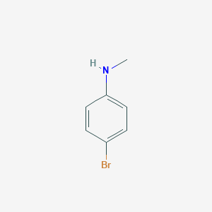 molecular formula C7H8BrN B051990 4-Bromo-N-methylaniline CAS No. 6911-87-1
