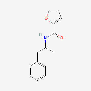 molecular formula C14H15NO2 B5199137 N-(1-phenylpropan-2-yl)furan-2-carboxamide 