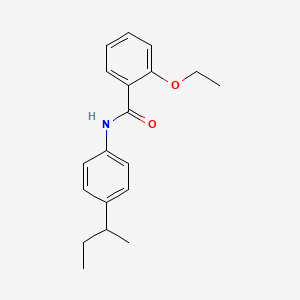 molecular formula C19H23NO2 B5199744 N-[4-(butan-2-yl)phenyl]-2-ethoxybenzamide 