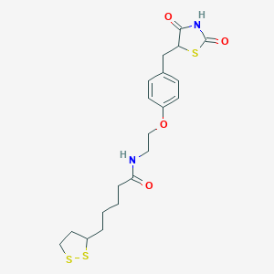 molecular formula C20H26N2O4S3 B052001 CAY10506 CAS No. 292615-75-9