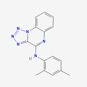 molecular formula C16H14N6 B5200124 N-(2,4-DIMETHYLPHENYL)-[1,2,3,4]TETRAZOLO[1,5-A]QUINOXALIN-4-AMINE 
