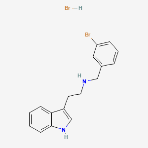 molecular formula C17H18Br2N2 B5200163 N-[(3-bromophenyl)methyl]-2-(1H-indol-3-yl)ethanamine;hydrobromide 