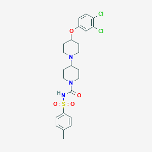 molecular formula C24H29Cl2N3O4S B520067 AZD3778 