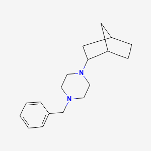 molecular formula C18H26N2 B5201726 1-Benzyl-4-(bicyclo[2.2.1]hept-2-yl)piperazine 