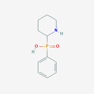 molecular formula C11H16NO2P B5202150 Phenyl(piperidin-2-yl)phosphinic acid 