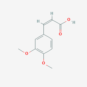 molecular formula C11H12O4 B052023 3,4-Dimethoxycinnamic acid CAS No. 2316-26-9