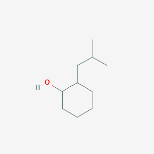 molecular formula C10H20O B5202666 2-(2-Methylpropyl)cyclohexan-1-ol 