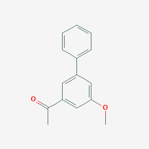 molecular formula C15H14O2 B052031 1-(3-Methoxy-5-phenylphenyl)ethanone CAS No. 1073642-78-0