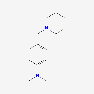 molecular formula C14H22N2 B5203721 n,n-Dimethyl-4-(piperidin-1-ylmethyl)aniline CAS No. 6632-03-7