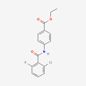 ethyl 4-[(2-chloro-6-fluorobenzoyl)amino]benzoate