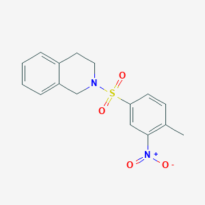 2-[(4-methyl-3-nitrophenyl)sulfonyl]-1,2,3,4-tetrahydroisoquinoline