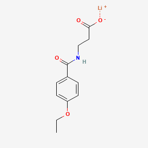 lithium 3-[(4-ethoxybenzoyl)amino]propanoate