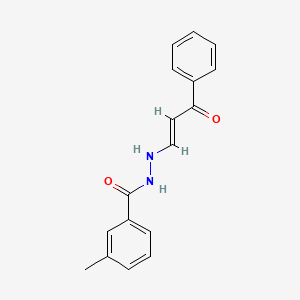 3-methyl-N'-(3-oxo-3-phenyl-1-propen-1-yl)benzohydrazide