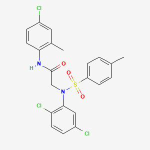N~1~-(4-chloro-2-methylphenyl)-N~2~-(2,5-dichlorophenyl)-N~2~-[(4-methylphenyl)sulfonyl]glycinamide