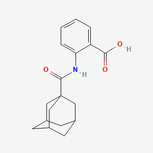molecular formula C18H21NO3 B5204159 N-(1-Adamantanoyl)anthranilic acid CAS No. 32639-99-9