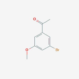 molecular formula C9H9BrO2 B052045 1-(3-Bromo-5-methoxyphenyl)ethanone CAS No. 1073642-71-3