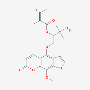 molecular formula C22H24O8 B052052 Isobyakangelicin angelate CAS No. 116988-91-1