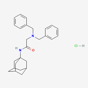 molecular formula C26H33ClN2O B5205205 N-(1-adamantyl)-2-(dibenzylamino)acetamide;hydrochloride 