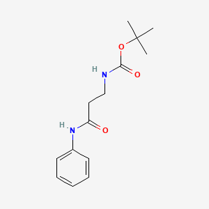 molecular formula C14H20N2O3 B5205229 tert-butyl [3-oxo-3-(phenylamino)propyl]carbamate 
