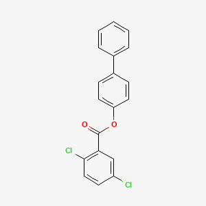 molecular formula C19H12Cl2O2 B5205629 Biphenyl-4-yl 2,5-dichlorobenzoate 