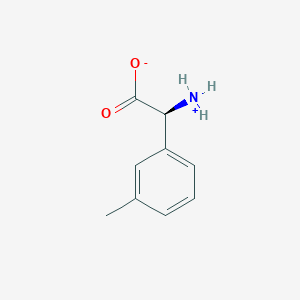 molecular formula C9H11NO2 B052068 (2S)-2-amino-2-(3-methylphenyl)acetic acid CAS No. 119397-07-8